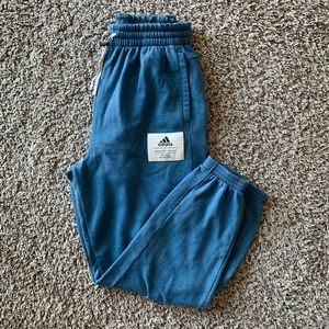 Adidas High Waisted Joggers Blue Size Small